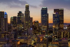 Los Angeles Downtown, Skyscraper view of downtown LA