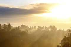 city sunrise